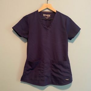 Grey’s Anatomy Scrub Top | Navy or Indigo | XS